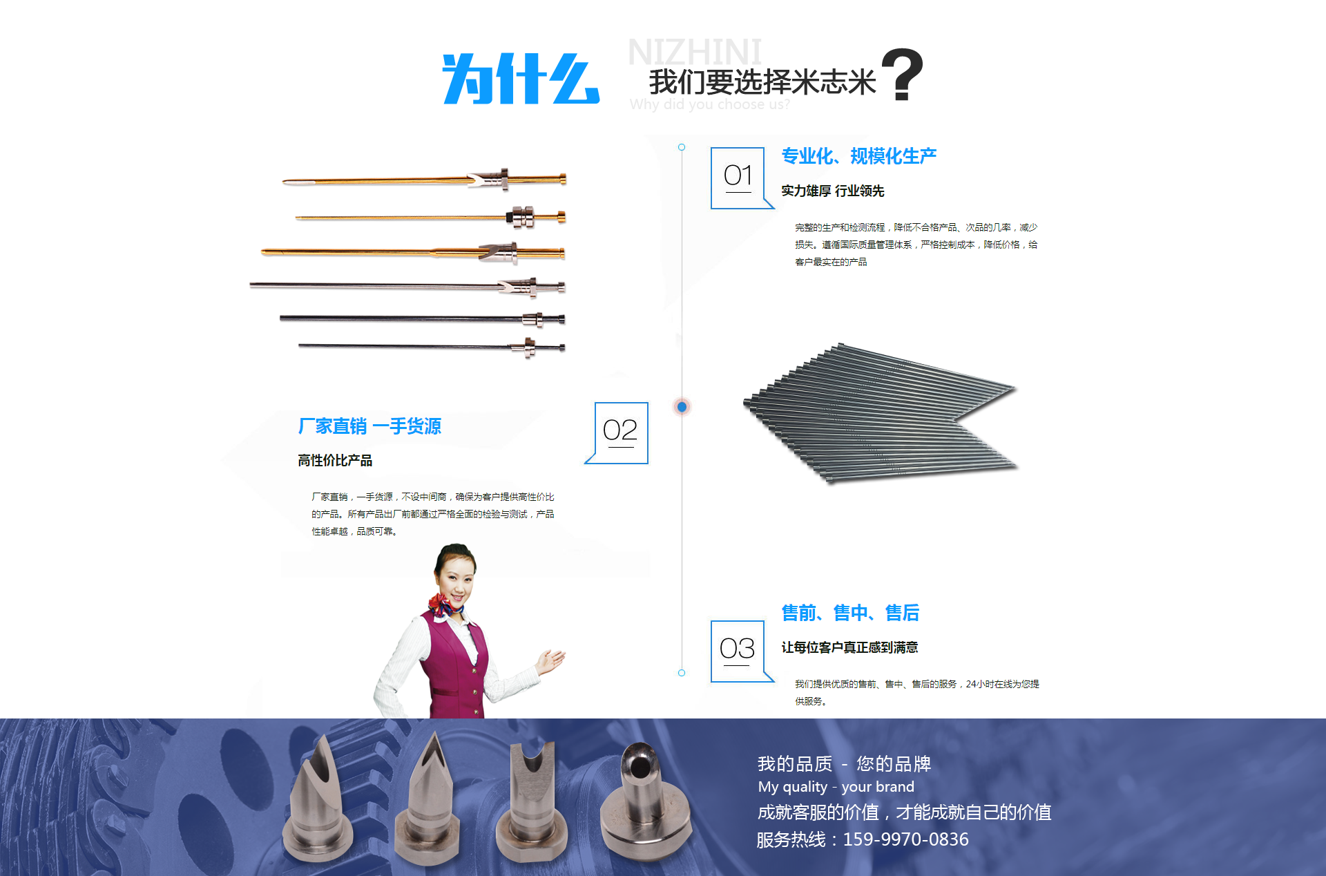 米志米阀针阀套